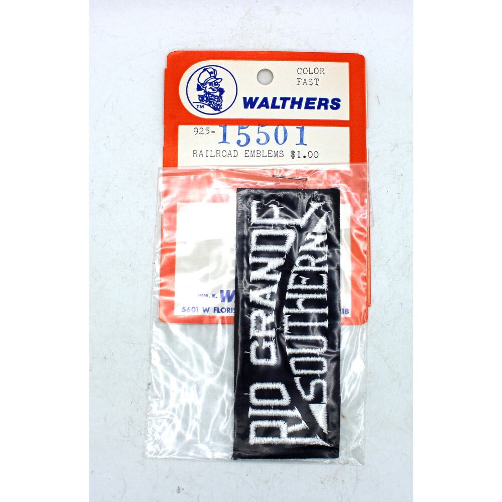 NOS Walthers Rio Grande Southern Railroad Patch